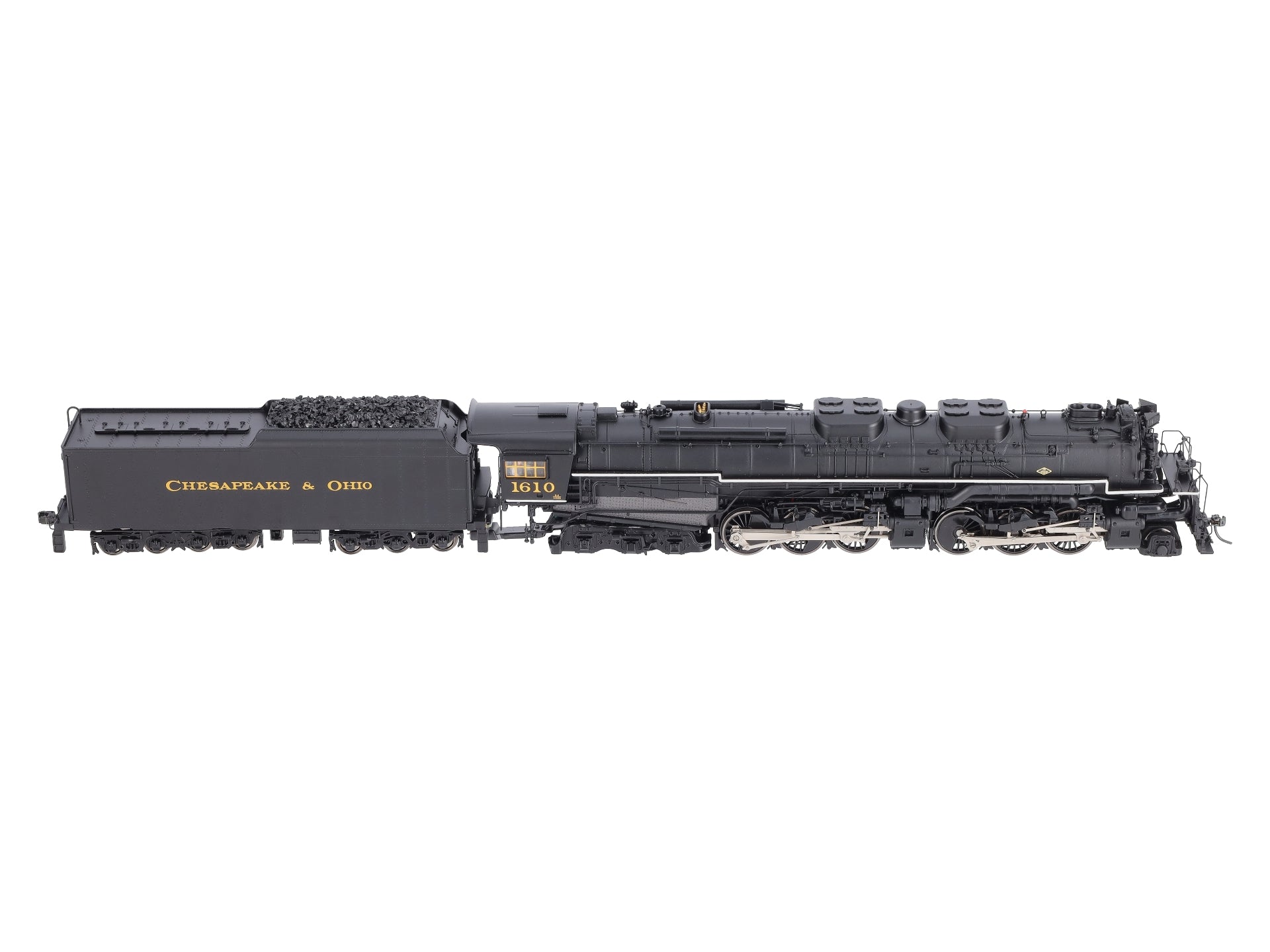 MTH 80-3251-1 HO Chesapeake & Ohio 2-6-6-6 Steam Locomotive #1610 w/PS3