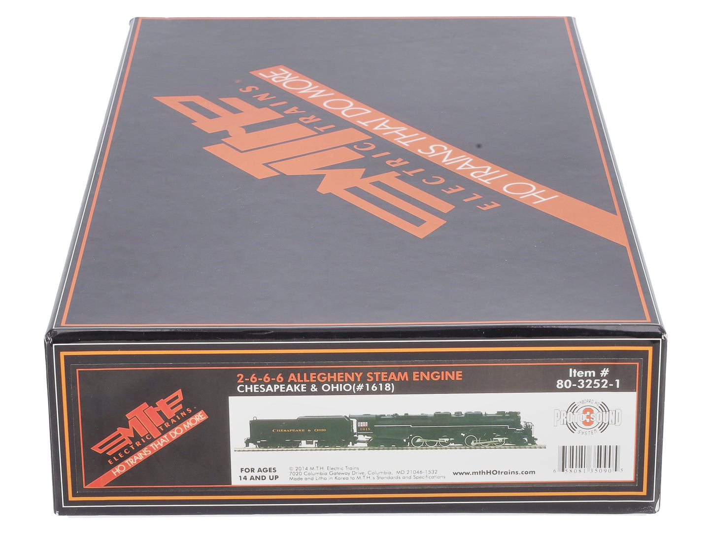 MTH 80-32521 HO Chesapeake & Ohio 2-6-6-6 Allegheny - P-S 3.0, DCC & Smoke #1618