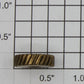 Lionel 18016-12 25-Tooth Brass Gear 11/64"IDx5/8"ODx11/64"W