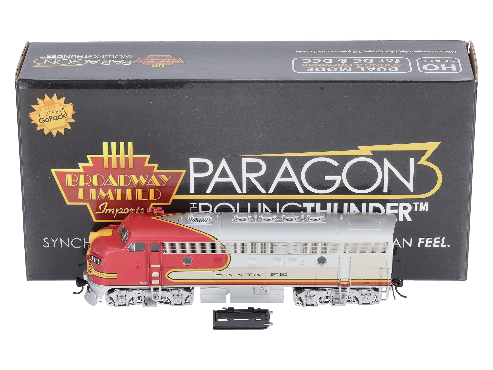 Broadway Limited 4850 HO ATSF F7A Diesel Locomotive w/DCC & Sound #38C