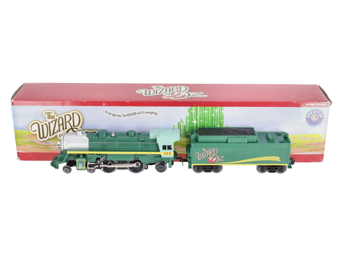 Lionel 6-38680 O Gauge Wizard of Oz 4-4-2 Steam Locomotive & Tender NIB