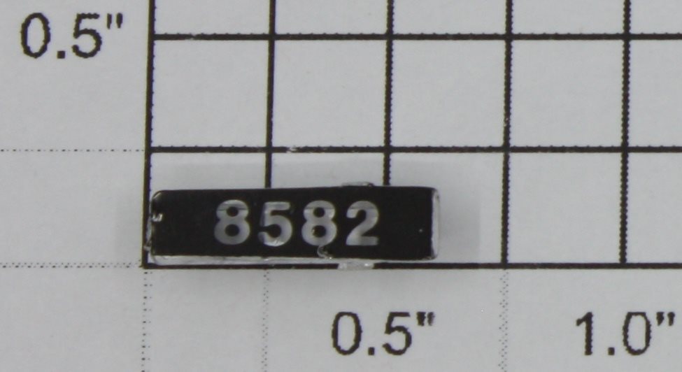 Lionel 8582-23 Left Hand Painted Number Raised Marker Lens/Number Board