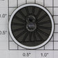 Lionel 8042-117 Whitewall Plain Center Wheel