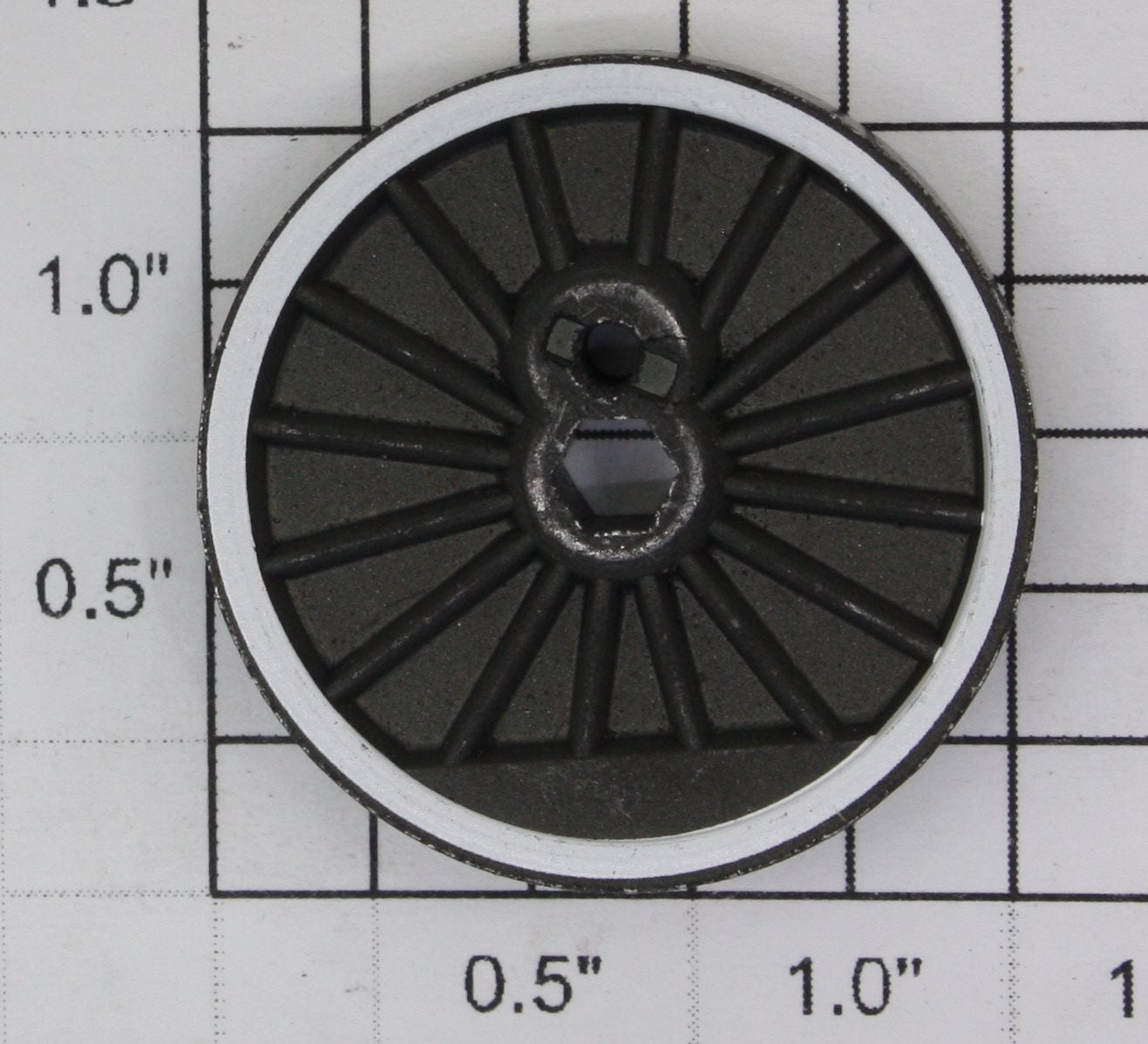 Lionel 8042-117 Whitewall Plain Center Wheel