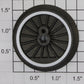 Lionel 18042-147 Whitewall Flanged Plain End Wheel