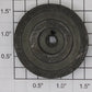 Lionel 18042-147 Whitewall Flanged Plain End Wheel