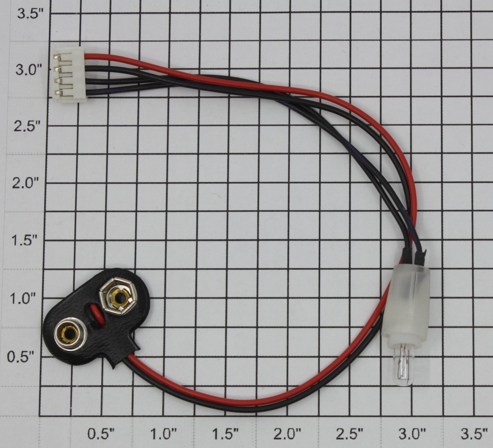 Lionel 8574-136 12V 120MA Lamp Harness with Adapter and Socket