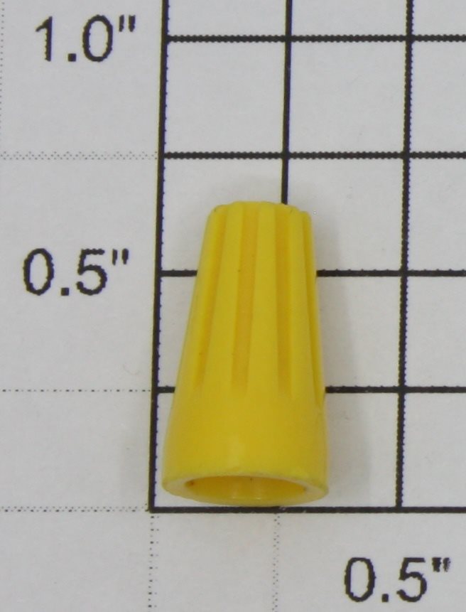 Lionel 7227-30 Small P4 Yellow Twist-on Wire Connector
