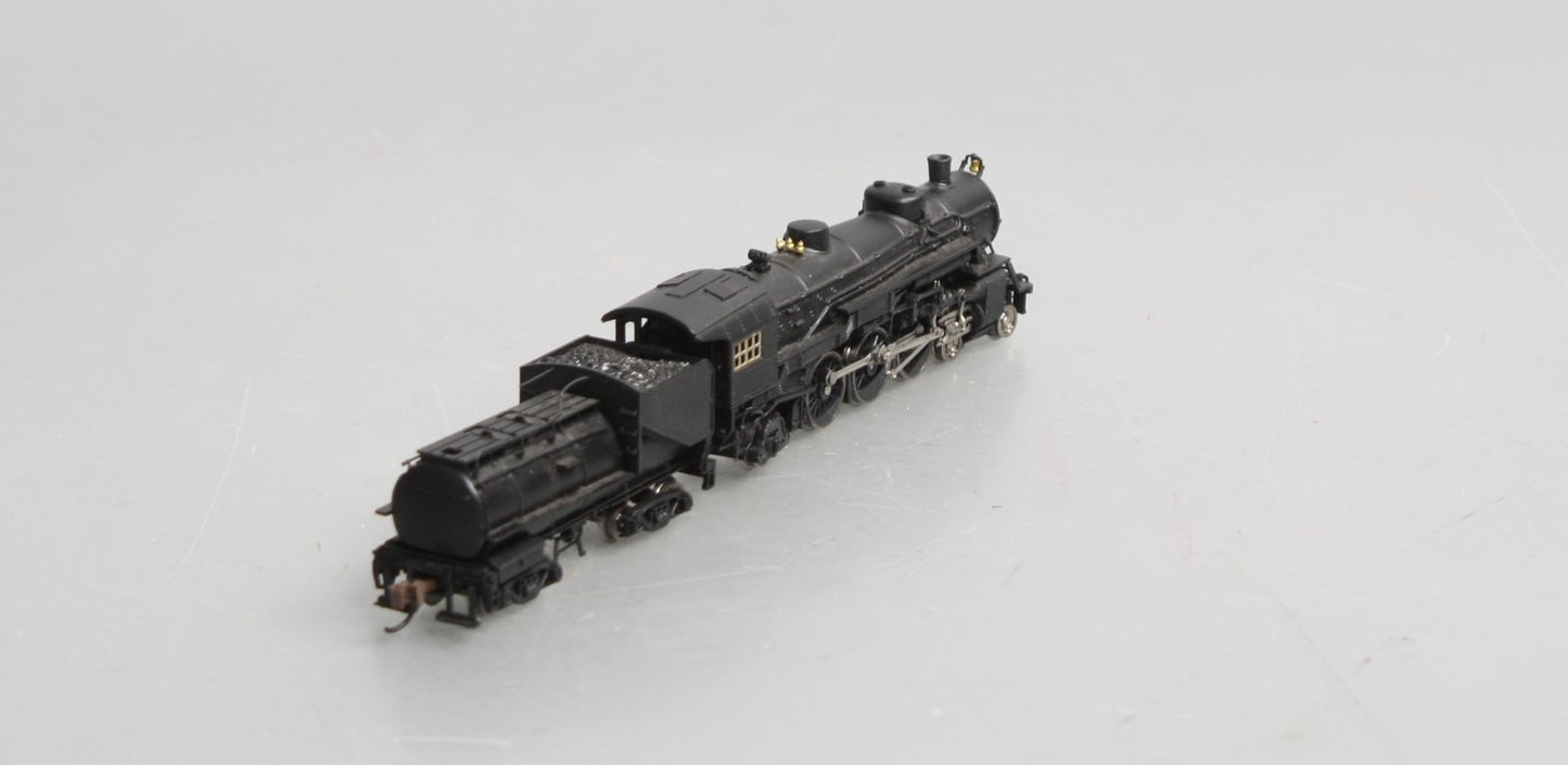 Model Power 87470 N Steam 4-6-2 Pacific w/Vanderbilt Tender, Undecorated