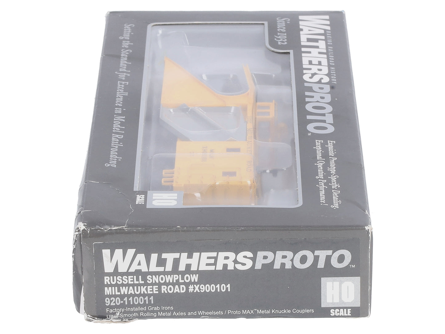 Walthers 920-110011 HO Milwaukee Road Russell Snowplow Ready to Run #X900101