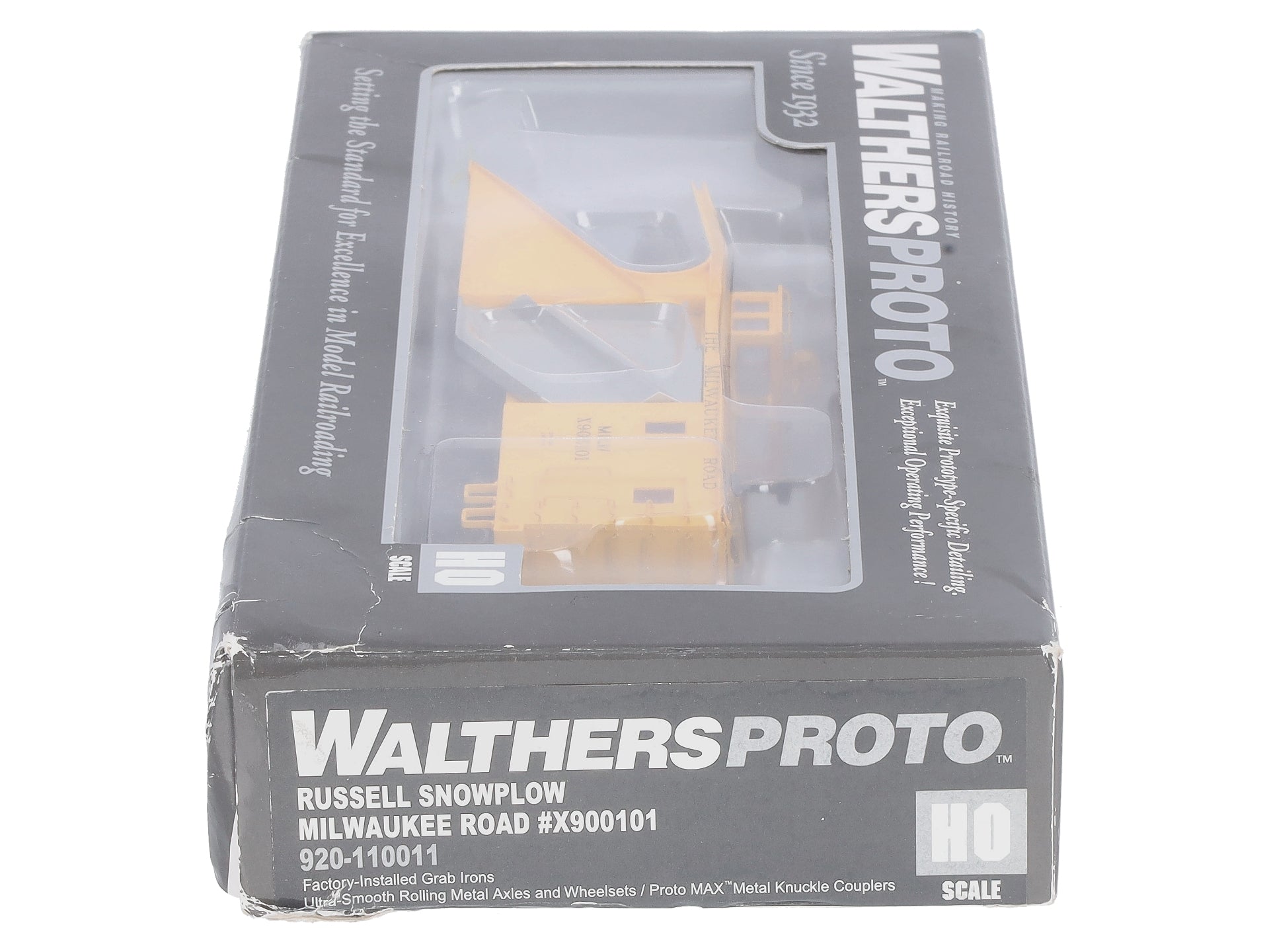 Walthers 920-110011 HO Milwaukee Road Russell Snowplow Ready to Run #X900101
