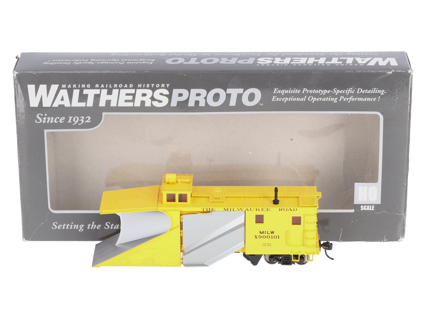Walthers 920-110011 HO Milwaukee Road Russell Snowplow Ready to Run #X900101