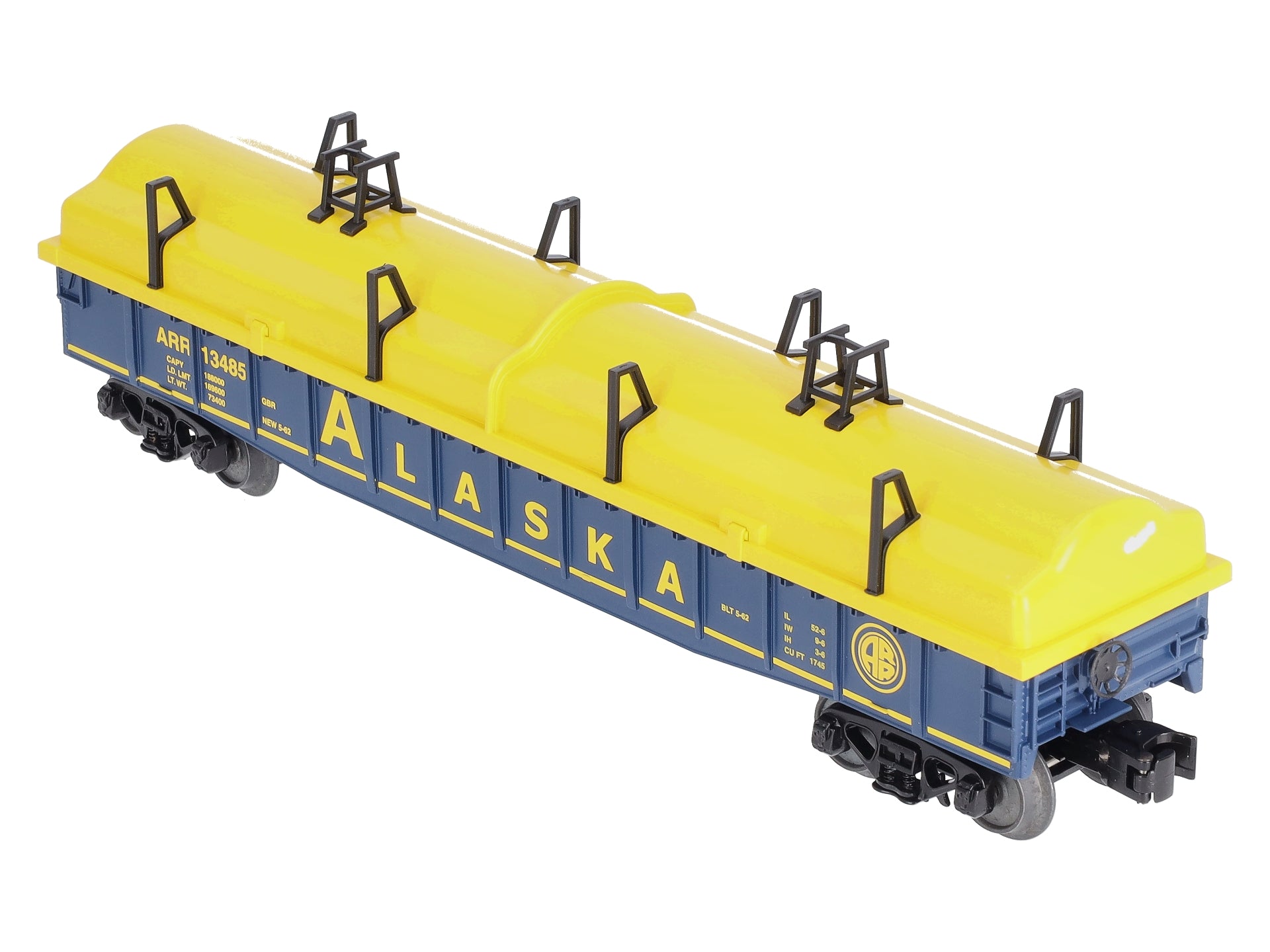 MTH 30-72069 Alaska Gondola Car w/Cover #13485