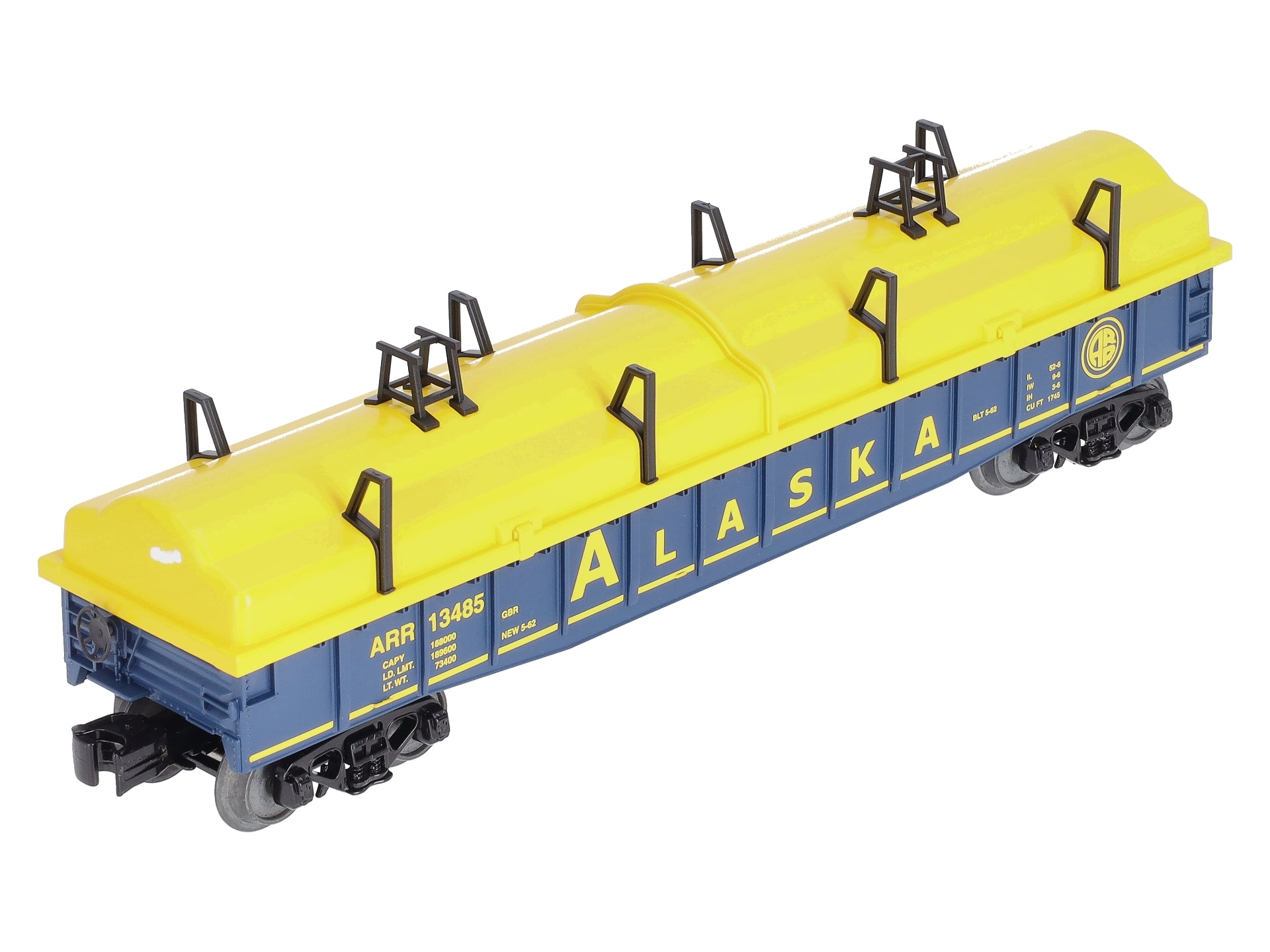 MTH 30-72069 Alaska Gondola Car w/Cover #13485