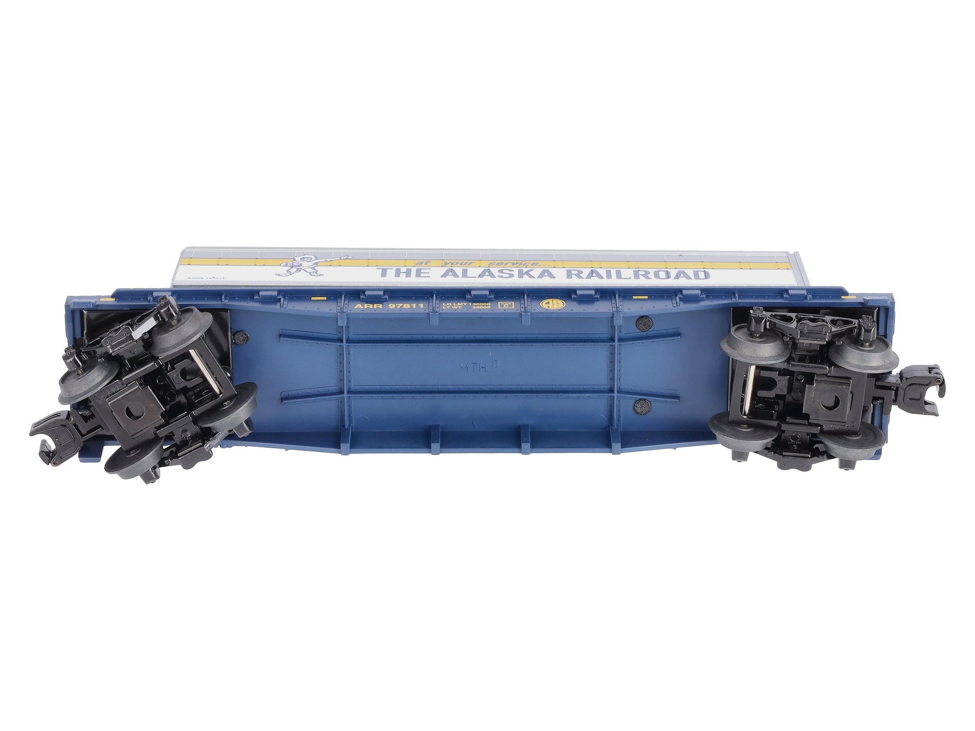 MTH 30-76427 Alaska Flat Car w/Trailer LN/Box