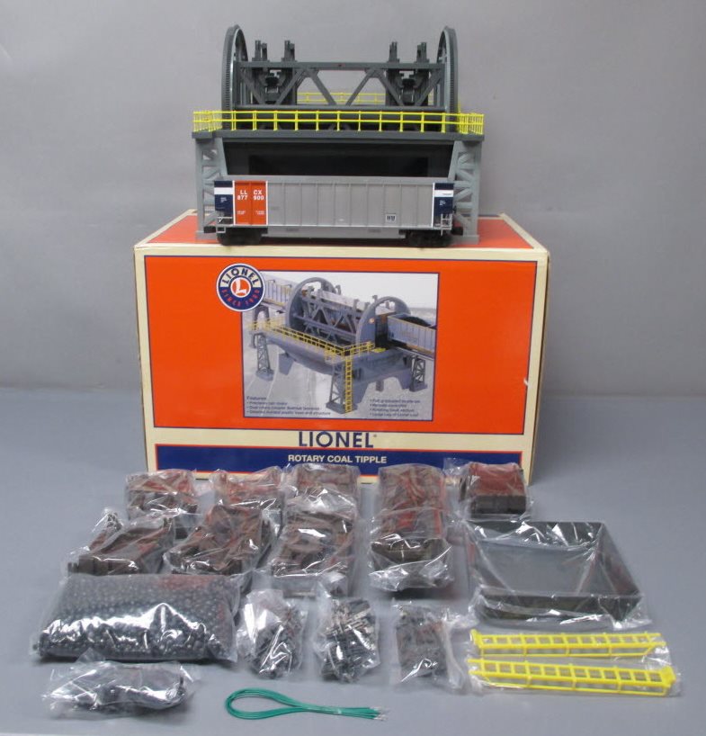 Lionel 6-32910 O Gauge Rotary Coal Dumper Tipple with Bathtub Gondola LN/Box