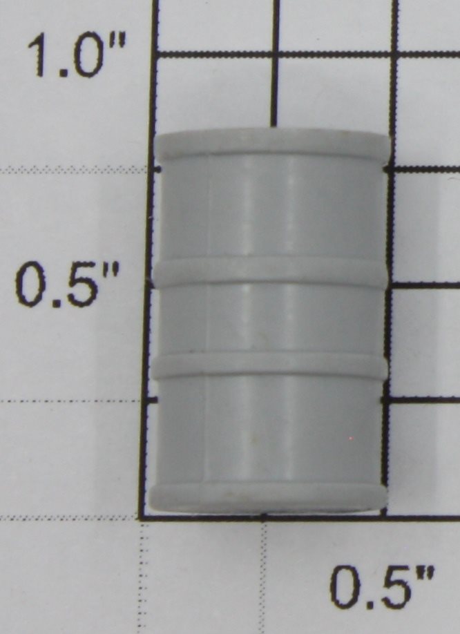 Lionel 2848-85 O Gauge Gray Plastic Oil Drum w/ Details 13/16