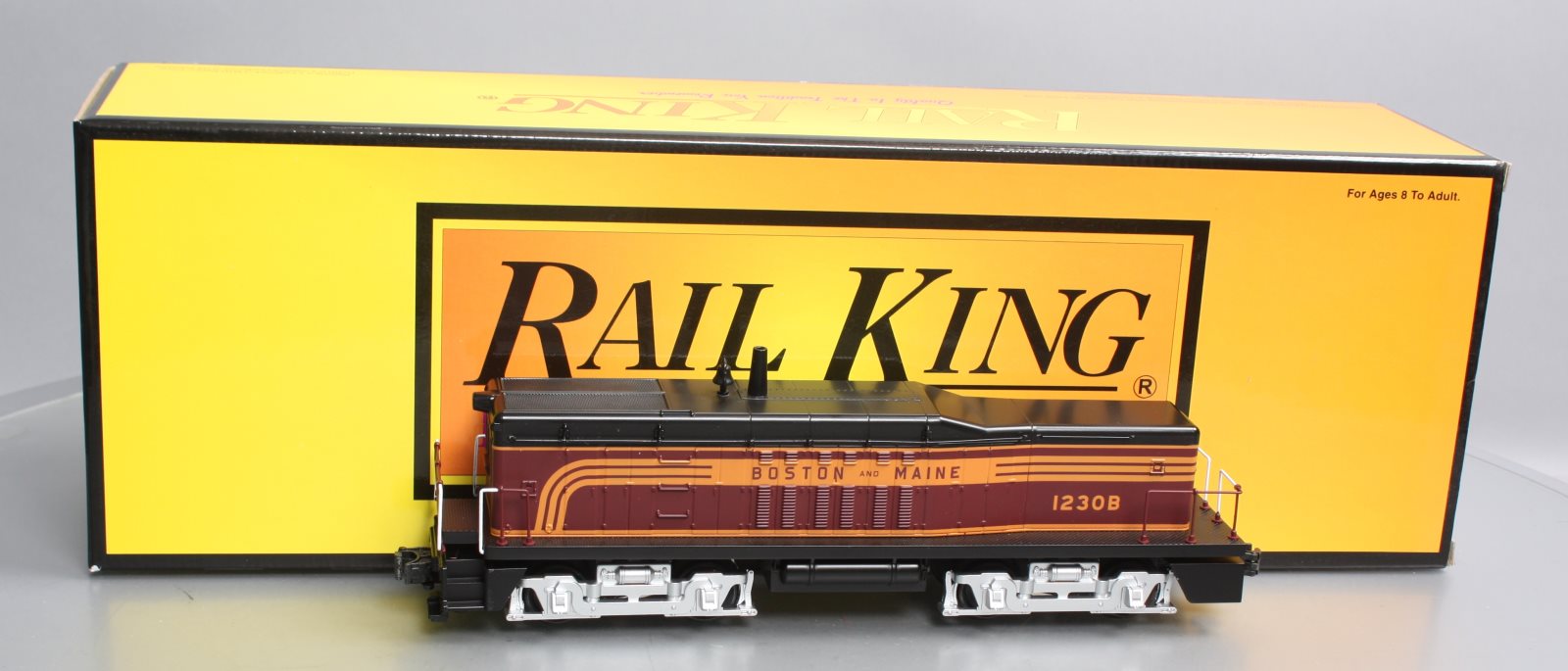 MTH 30-2179-3 O Gauge Boston & Maine SW-9 Calf Diesel Switcher #1230B NIB