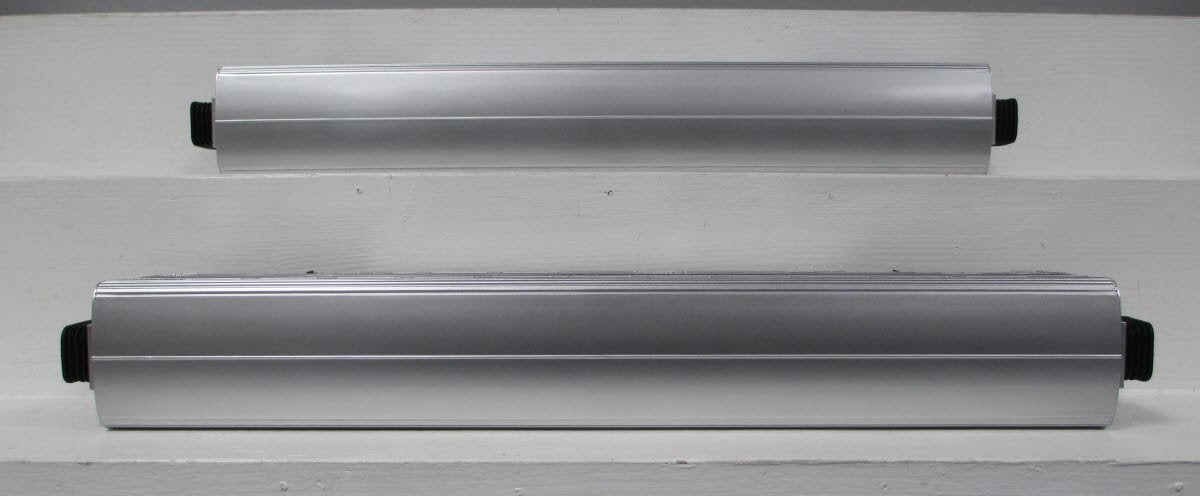 MTH 20-6539 O Amtrak 3 Stripe SuperLiner Slpr/Diner Passenger Car Set (Set of 2) EX/Box