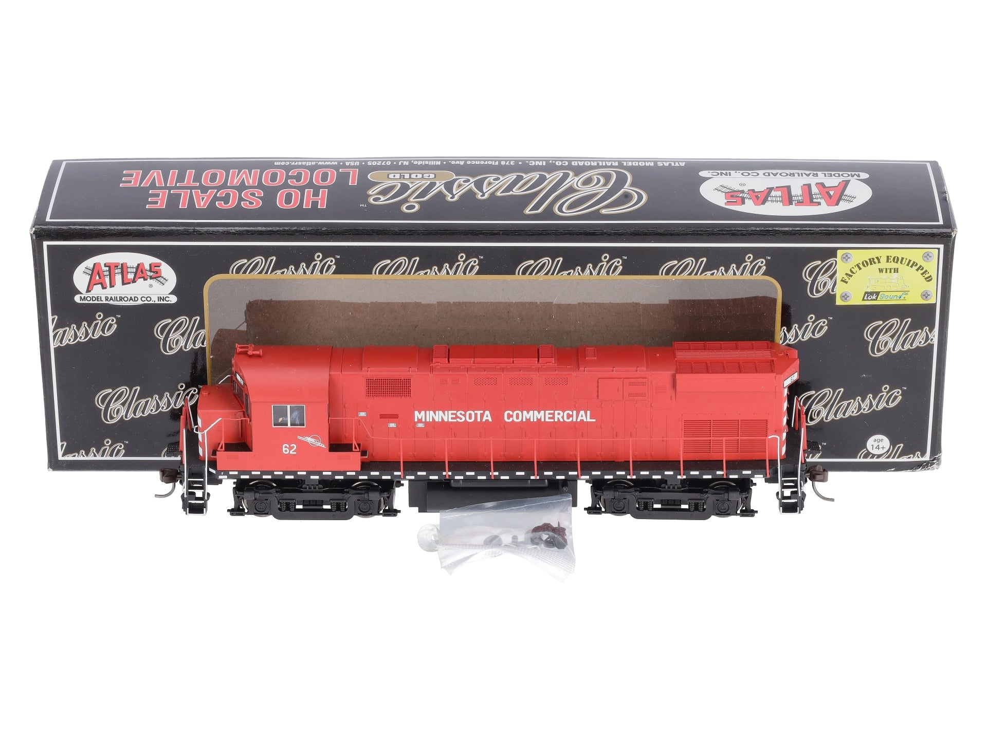 Atlas 10003297 HO MNNR C424 Phase 2 Diesel Locomotive #62 w/ DCC & Sound