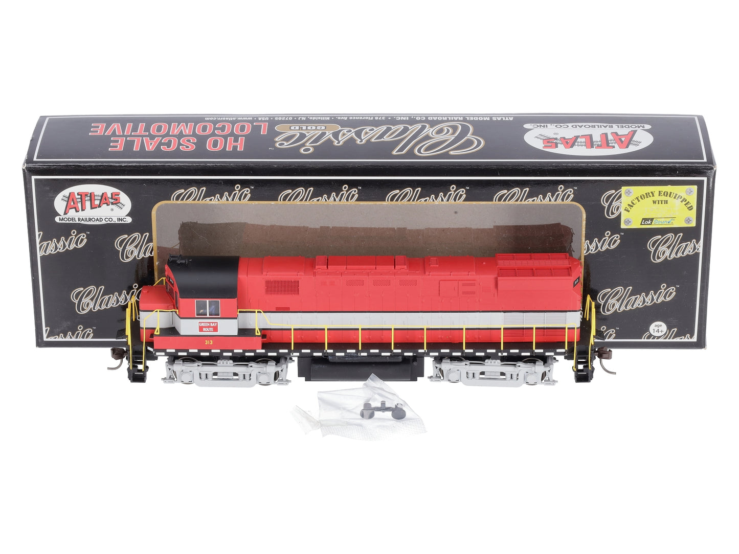 Atlas 10003294 HO Green Bay & Western C424 Diesel Locomotive #313 w/ DCC & Sound