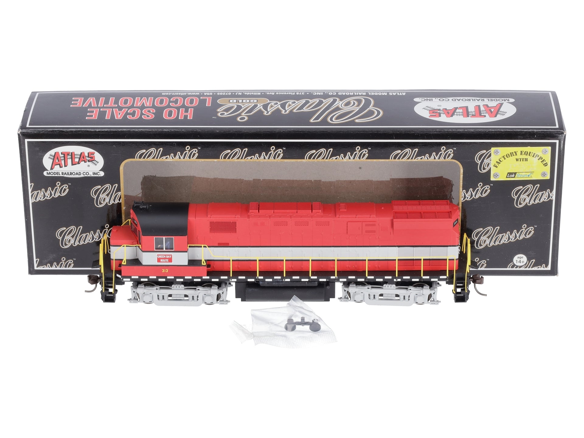 Atlas 10003294 HO Green Bay & Western C424 Diesel Locomotive #313 w/ DCC & Sound
