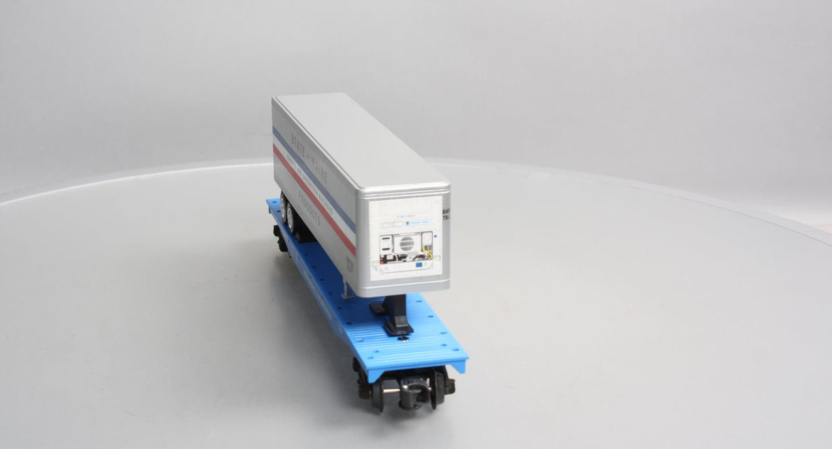 K-Line K62298 O Gauge Providence & Worcester Classic Flat Car w/ Bar Trailer LN/Box