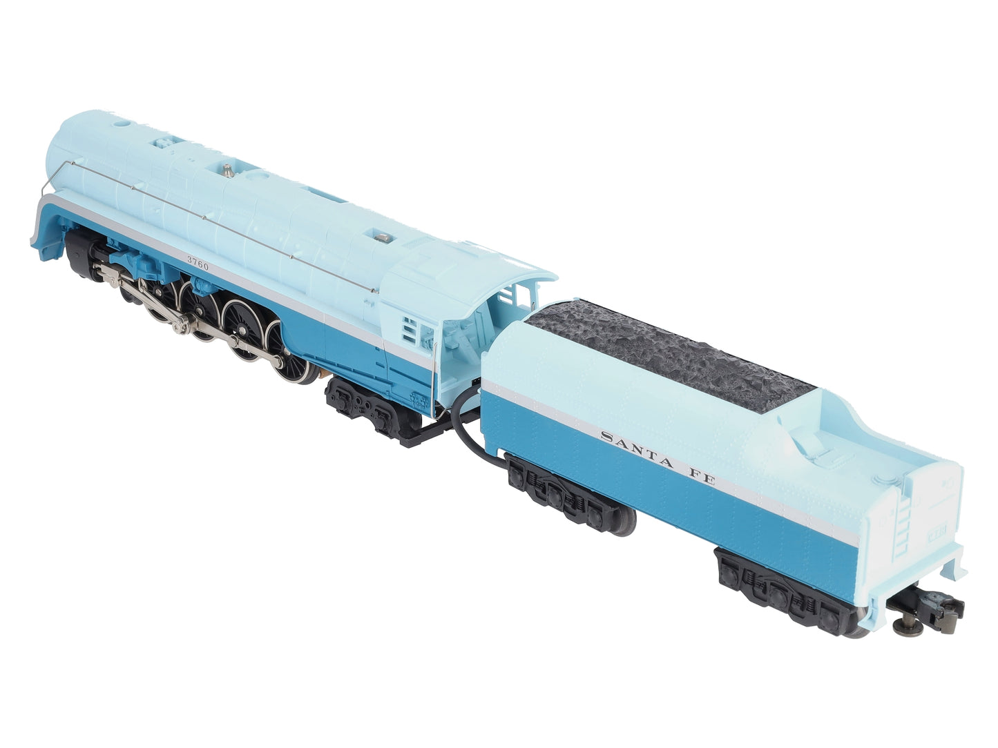 MTH 20-1106-0 O Santa Fe Streamlined Northern 4-8-4 Die-Cast Steam Engine #3760 LN/Box