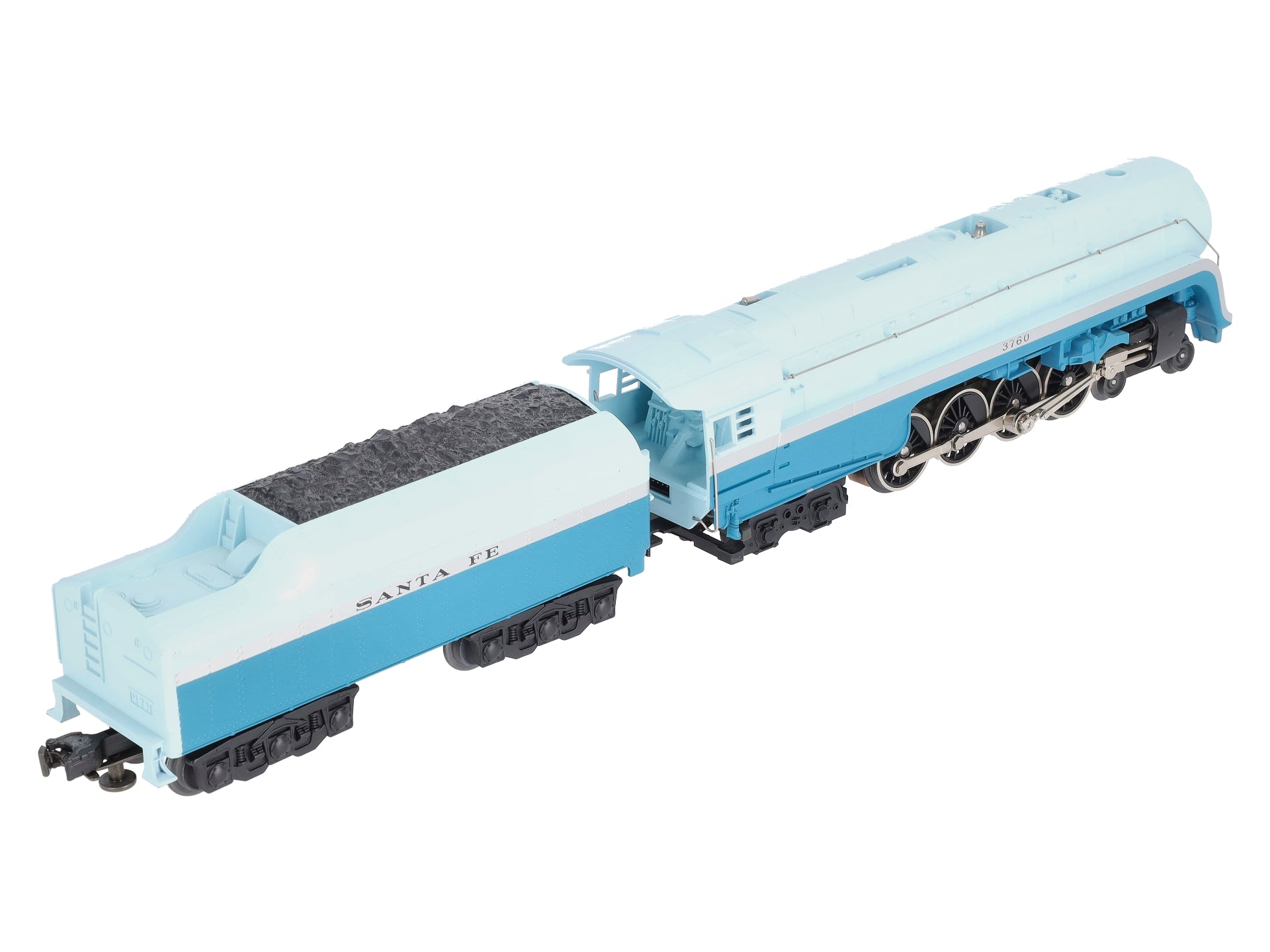 MTH 20-1106-0 O Santa Fe Streamlined Northern 4-8-4 Die-Cast Steam Engine #3760 LN/Box