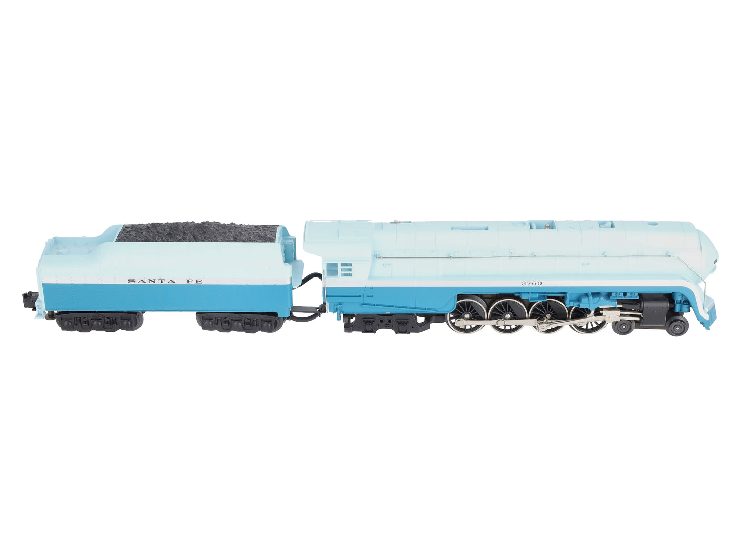 MTH 20-1106-0 O Santa Fe Streamlined Northern 4-8-4 Die-Cast Steam Engine #3760 LN/Box