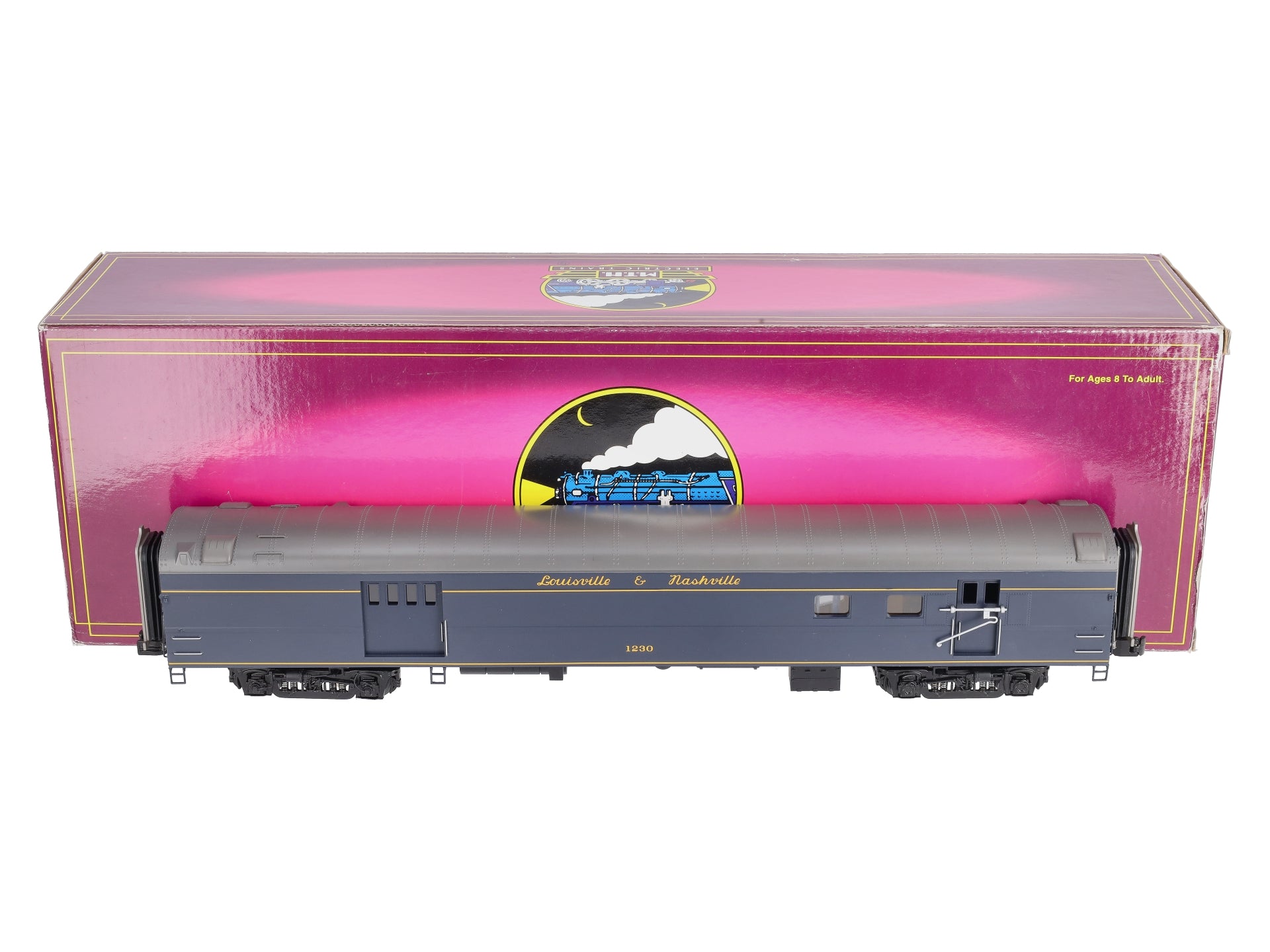 MTH 20-68111 Louisville & Nashville 70' ABS RPO Passenger Car (Smooth)