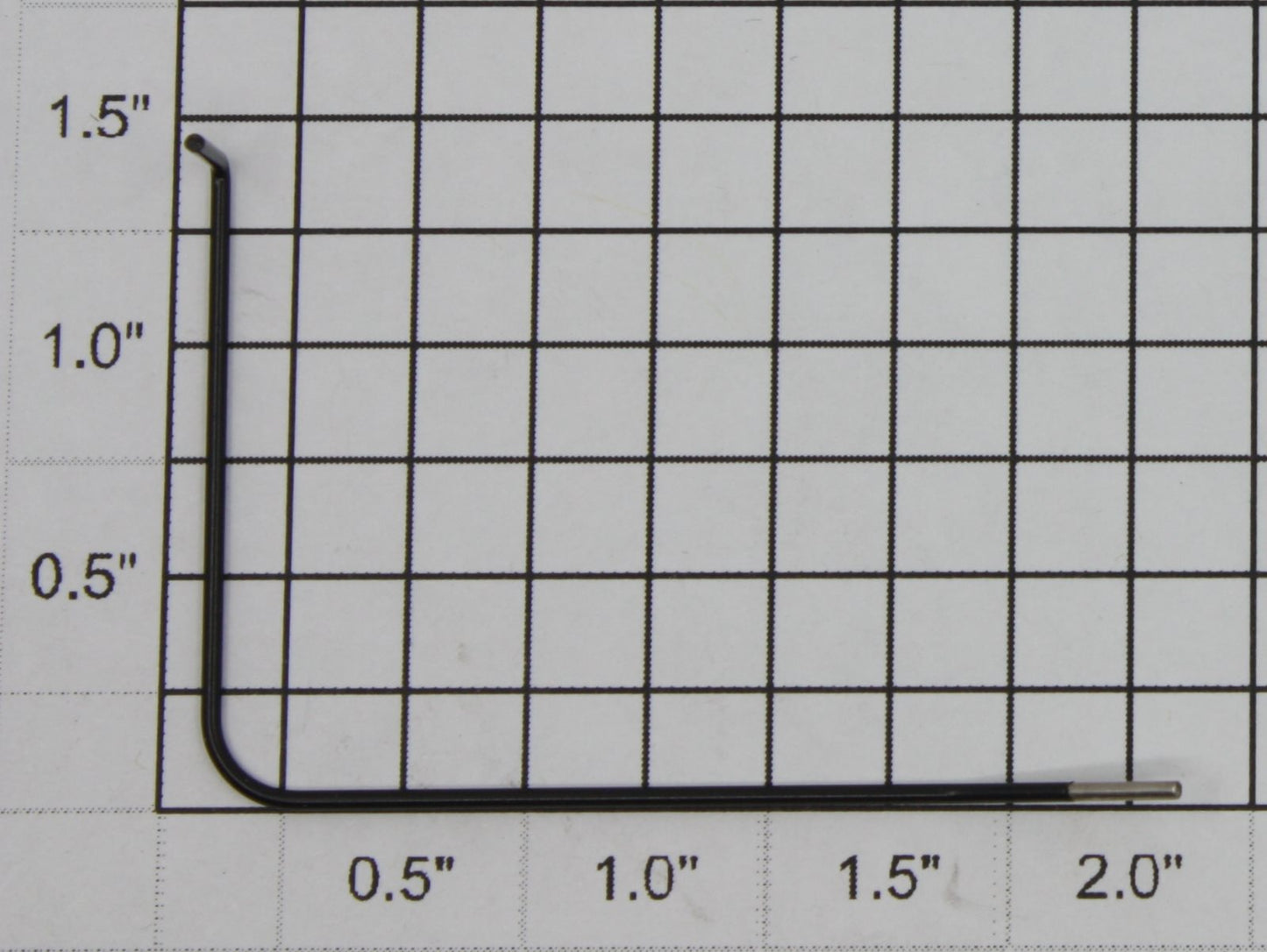 Lionel 8301-38 Short Black Left Hand Handrail