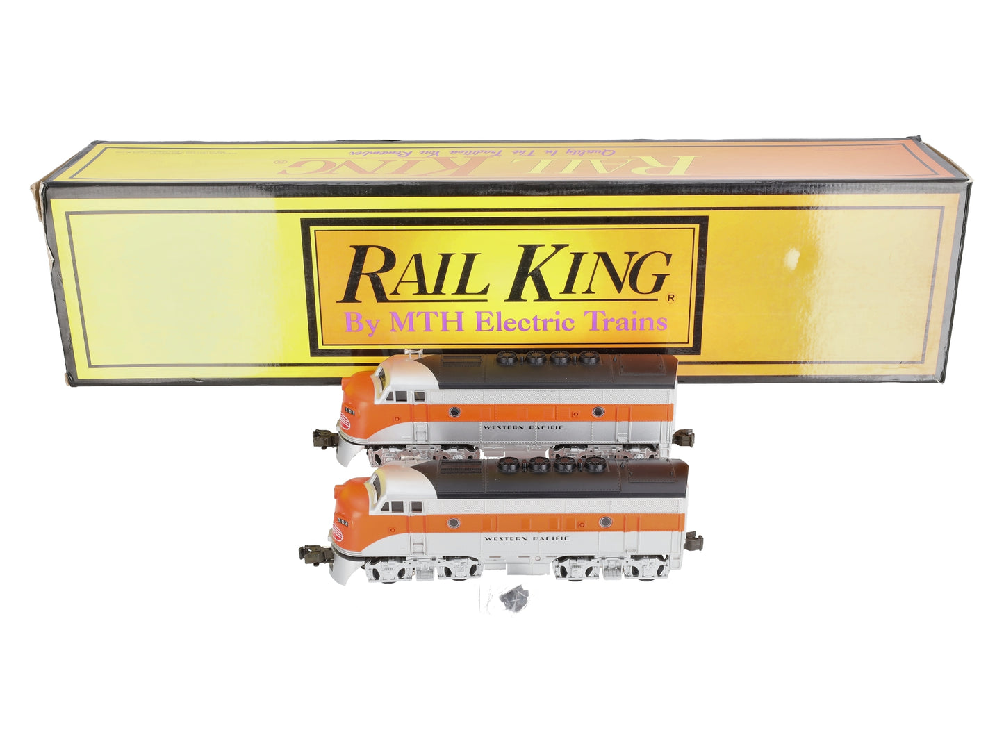MTH 30-2008-1 O Gauge WP F-3 AA Diesel Engine Set w/PS1 #301/302 (Set of 2) NIB