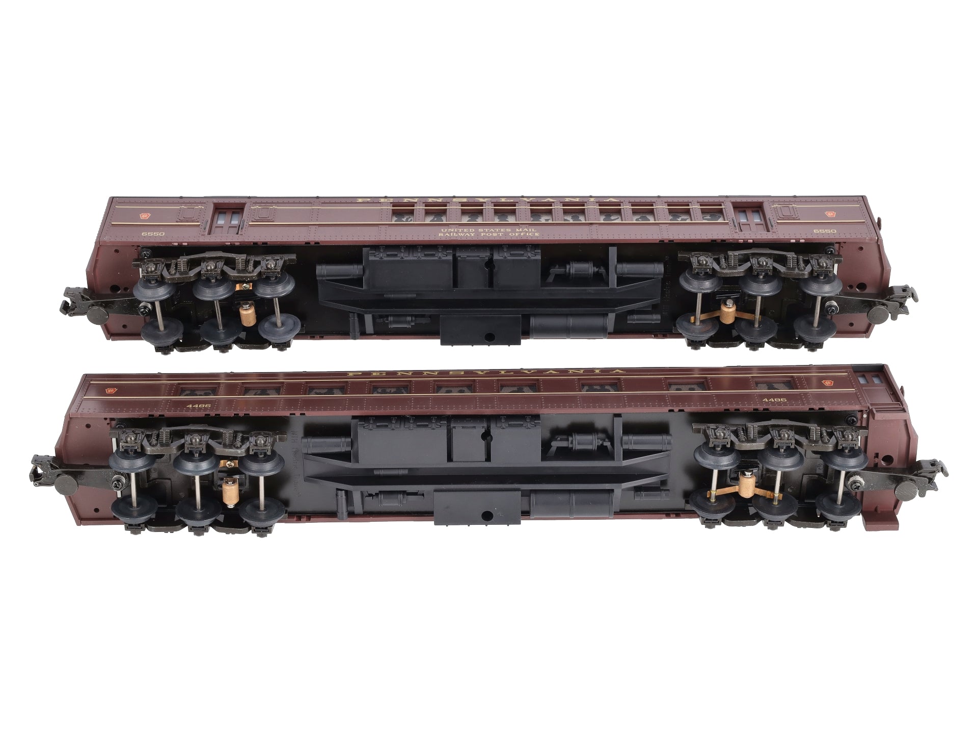 MTH 20-4118 O Gauge Pennsylvania Madison Combine/Diner 2-Car Set LN/Box
