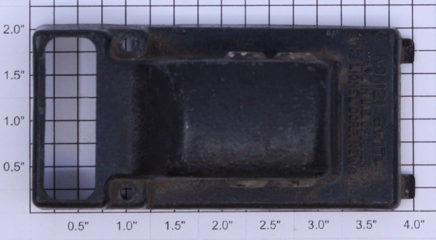 Lionel 1121-7 O27 Track Turnout Metal Switch Cover without Lens