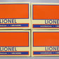 Lionel 6-84000 O Detroit Edison DETX Rotary Dump Gondola (Pack of 4) LN/Box