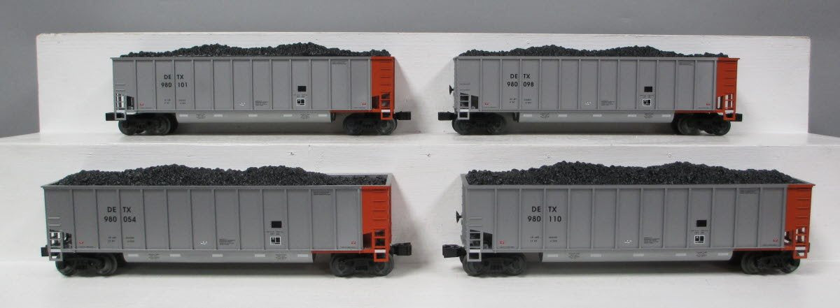 Lionel 6-84000 O Detroit Edison DETX Rotary Dump Gondola (Pack of 4) LN/Box
