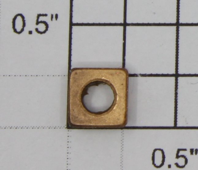 Lionel 8238-149 Worm Shaft Gear Bushing Thrust Bearing Square w/Round Hole