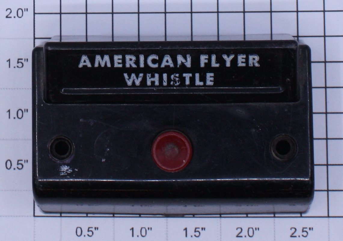American Flyer XA10961-B S Gauge Black "Whistle" Switch Control Button