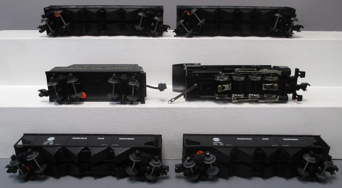 MTH 30-026 Norfolk & Western 0-8-0 O Gauge Steam Freight Train Set MT/Box