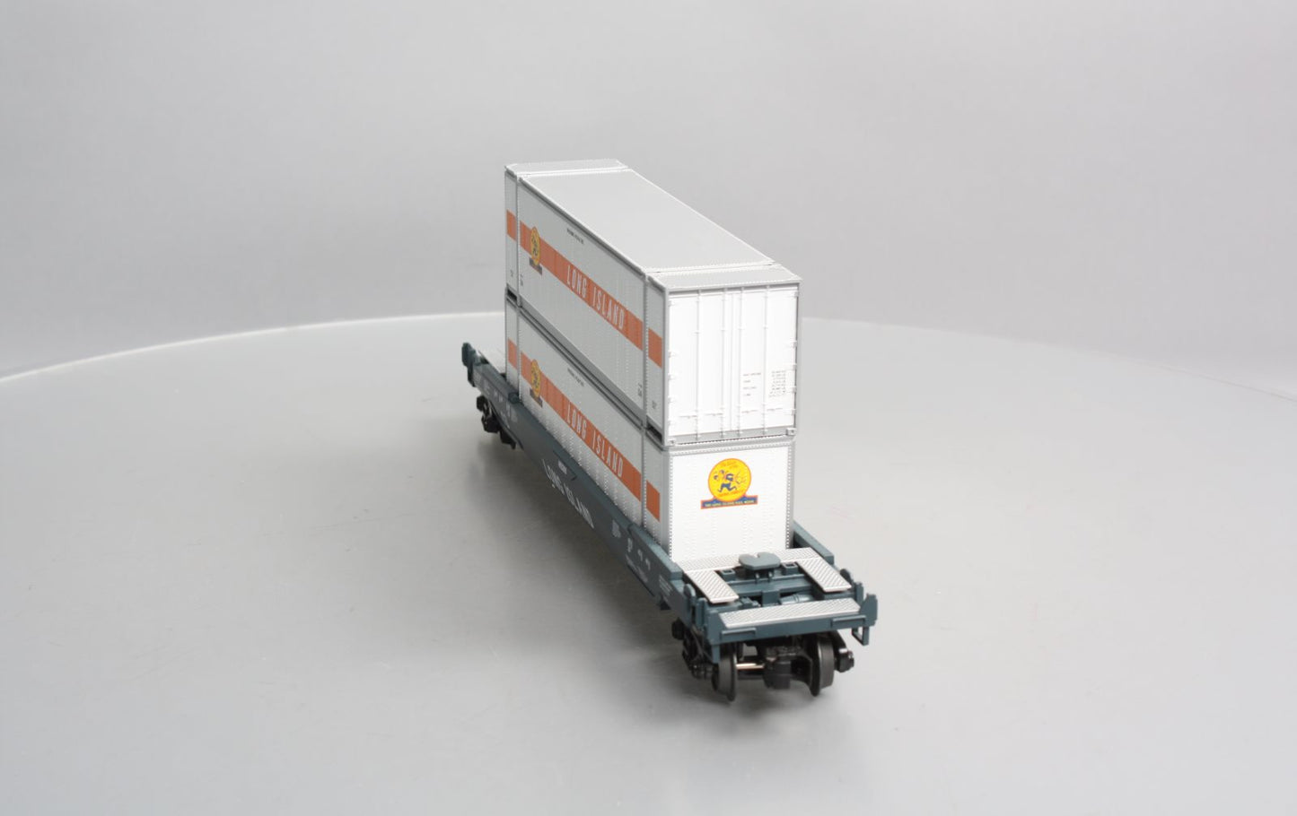 MTH 30-76486 O Gauge Long Island Husky Stack Car #465280