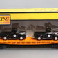 MTH 30-76671 O Long Island Flat Car with 2 '53 Ford Pickup Trucks