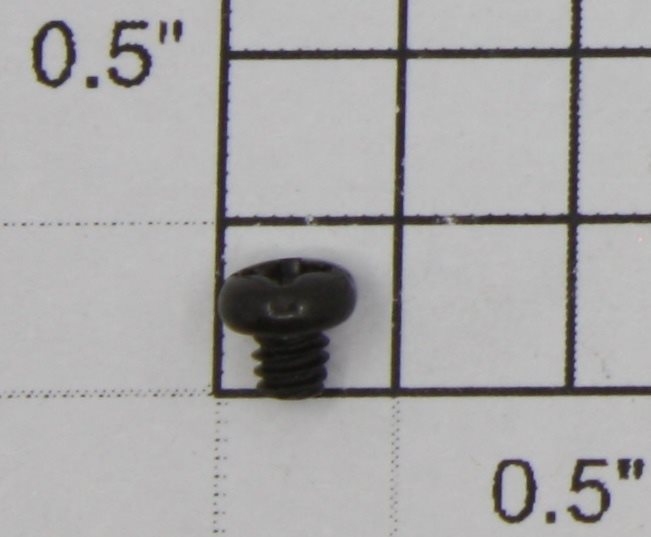 Lionel 8082-208 #4-40 x 1/8" Black Phillips Pan Head Smoke Unit Screw