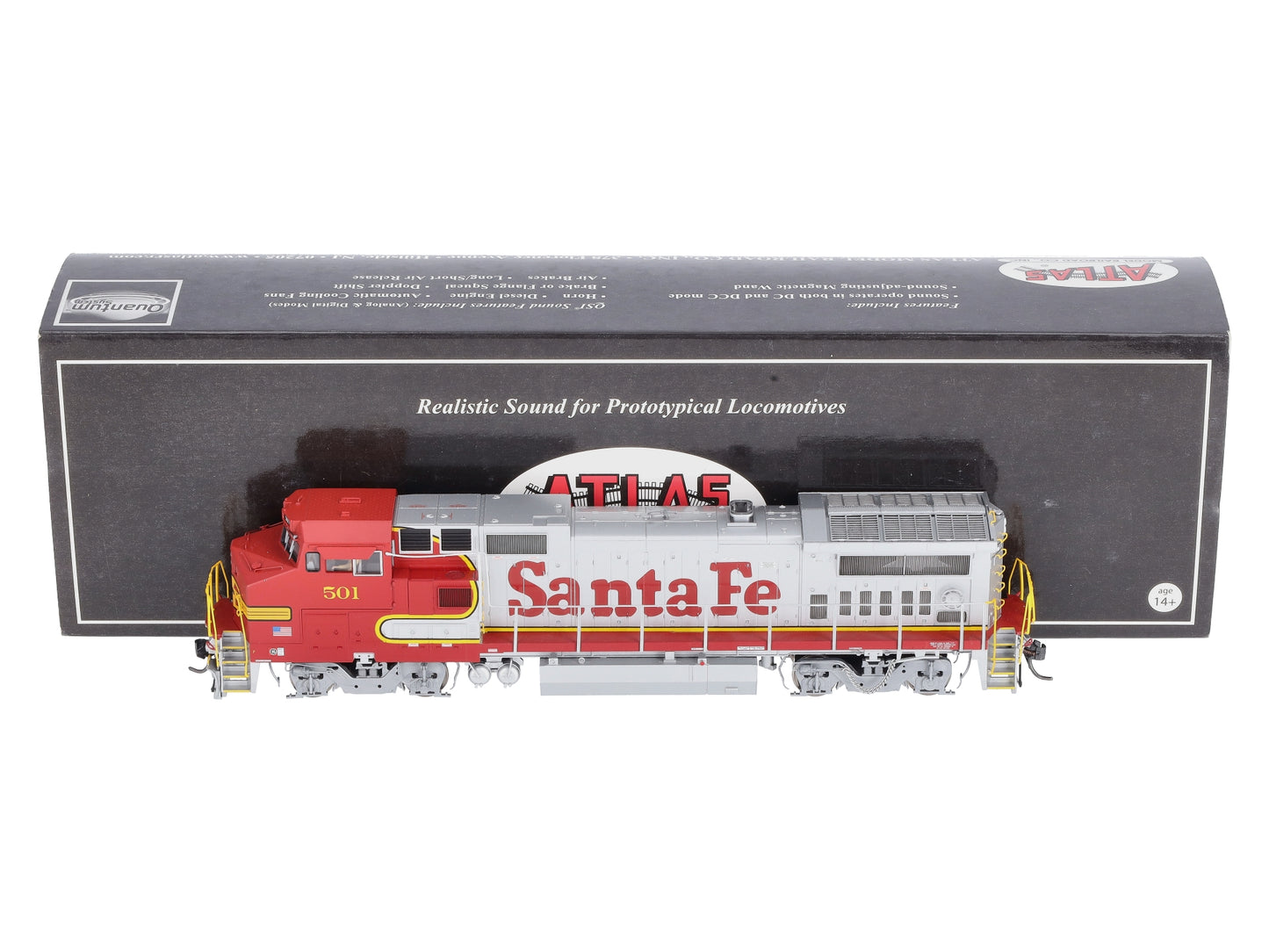 Athearn 98728 HO Santa Fe SD40 Diesel Locomotive #5016
