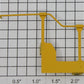 Lionel 8265-94 Right Hand Short Yellow Handrail