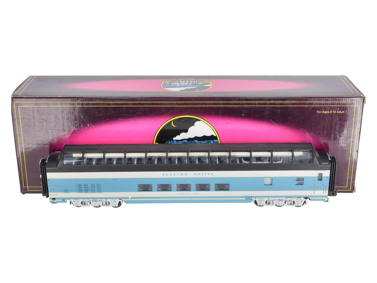 MTH 20-6734 O Gauge Electro Motive Full Length Dome Car EX/Box