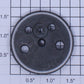 Lionel 8045-627 Center Wheel Scullin Disc with Silver Stripe