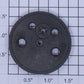 Lionel 8045-627 Scullin Disc Type Center Wheel with Tire Groove