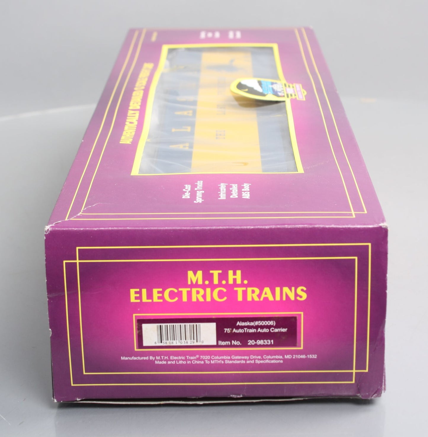MTH 20-98331 Alaska 75' AutoTrain Auto Carrier #50006 NIB