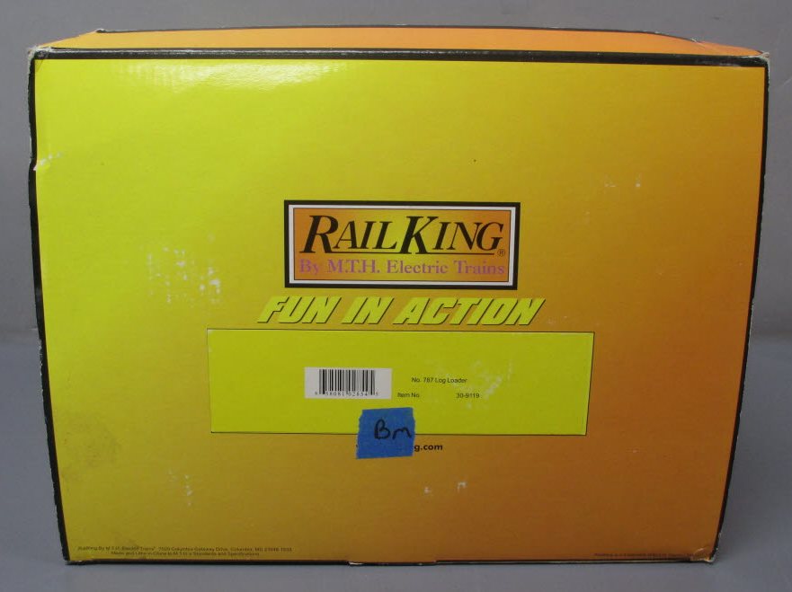 MTH 30-9119 O Gauge No. 787 Log Loader Assembled 10-3/4